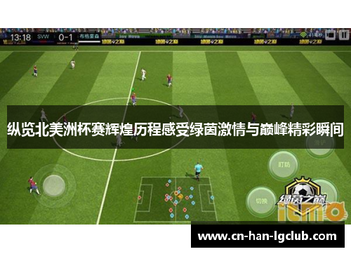 纵览北美洲杯赛辉煌历程感受绿茵激情与巅峰精彩瞬间 纵览北美洲杯赛辉煌历程感受绿茵激情与巅峰精彩瞬间