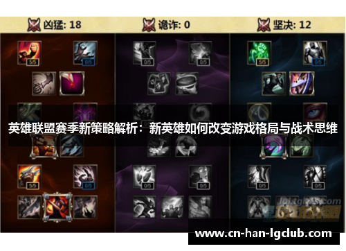 英雄联盟赛季新策略解析:新英雄如何改变游戏格局与战术思维 英雄联盟赛季新策略解析:新英雄如何改变游戏格局与战术思维